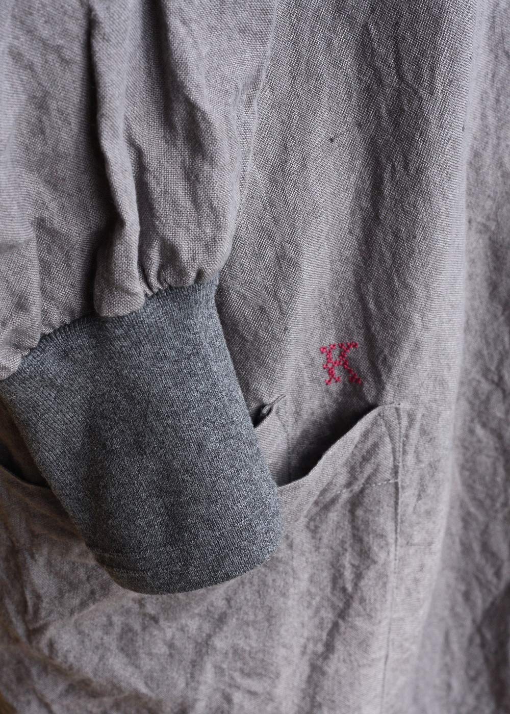 Amazon｜KP-001 kapoc カポック おしゃれ割烹着 (#03 gunmetal  