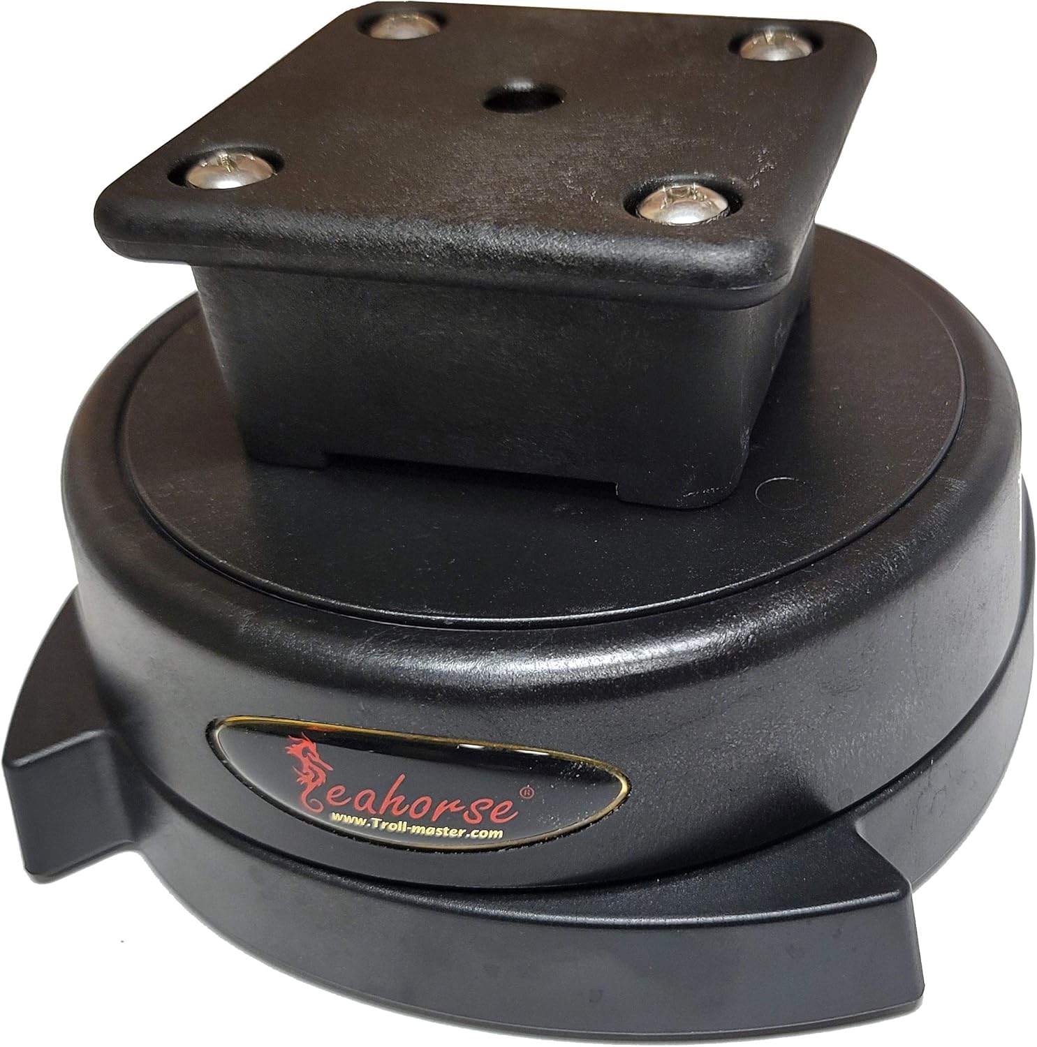 Seahorse Downrigger Swivel Base with Cannon Downrigger Magnum Digi-Troll Large Body Legacy Mounting Plate 2207323 Heavy Duty, Assembled, Stainless Steel Hardware Included