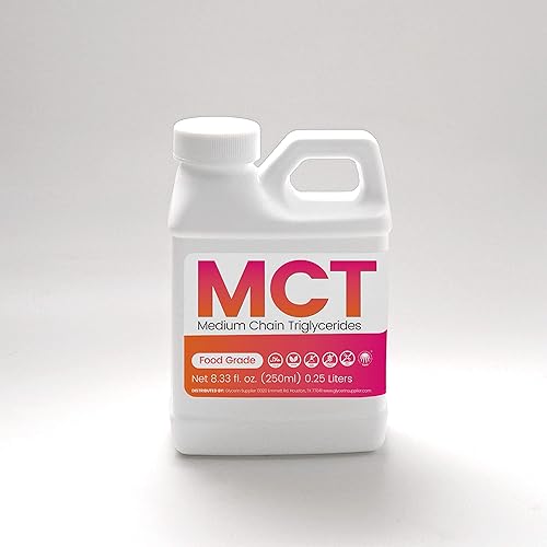Miniatura 8 de Aceite MCT - 1 litro (33.33 onzas) de grado alimenticio, sin OMG, halal, vegano - derivado de palma sostenible - para tinturas, nutrición deportiva,