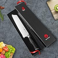 Vista 2 de TUO Kirisuke Cuchillo de cocina de 8.5 pulgadas, cuchillo de cocina ultra afilado, acero inoxidable alemán de alto carbono, mango ergonómico