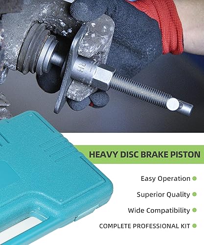 Miniatura 5 de 24 herramientas de compresión de pinza de freno, herramienta de pinza de freno, accesorios de automóvil, herramienta de compresor de pistón de