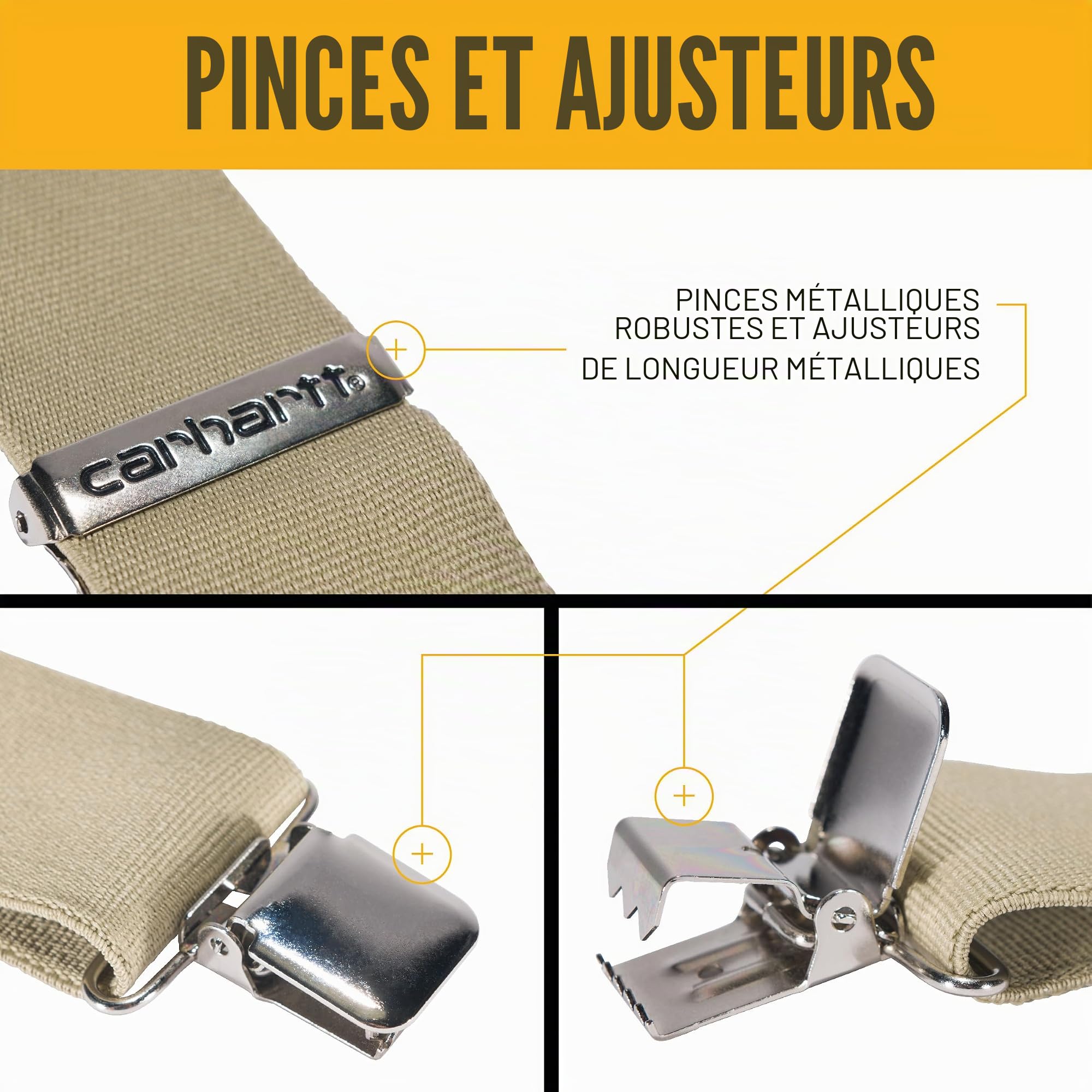 Carhartt Bretelles Élastiques Rugged Flex pour Homme Jarretelles
