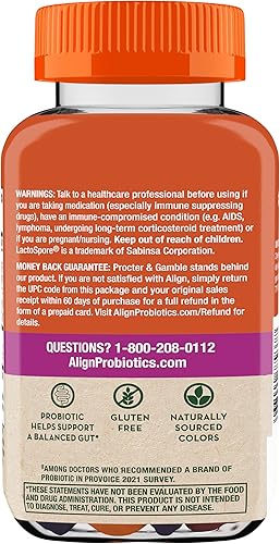 Miniatura 7 de Align DualBiotic - Prebióticos  Probióticos para hombres y mujeres ayuda a nutrir y añadir bacterias benignas para apoyo digestivo sabores naturales