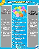 Vista 4 de 12 globos de bomba de agua reutilizables, juguete de verano para niños y niñas, juguetes de playa para niños de 3 a 12 años, actividades al aire