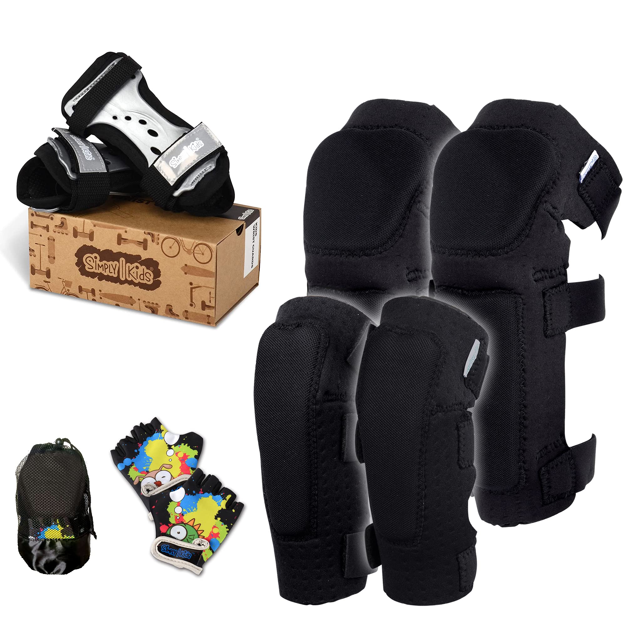 Juego De Gorro Y Almohadillas Para Niños, Gorro Y Almohadillas Para