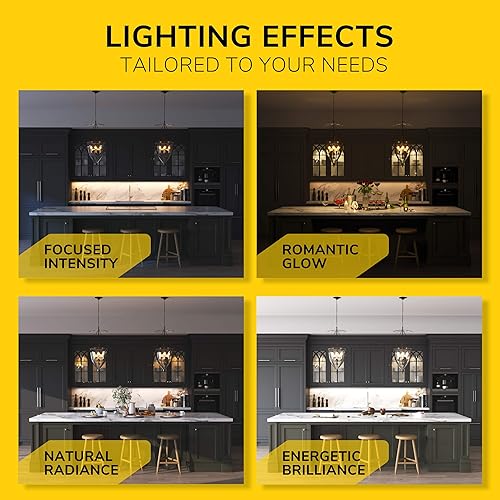 Miniatura 6 de Luz LED GetInLight, regulable, con certificación ETL, para debajo de los armarios, con 3 niveles de color blanco cálido 2,700 K, blanco suave 3,000