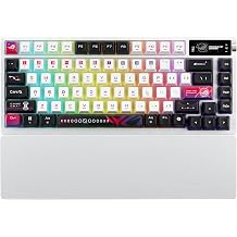 ASUS ROG Azoth X Wireless Mechanical Gaming Keyboard - 75% TKL, PBT Keycaps | Tri-Mode Connectivity, Hot Swappable Pre-lubed ROG NX V2 Snow Linear Switches, South-Facing PCB, PC/Mac Support - White