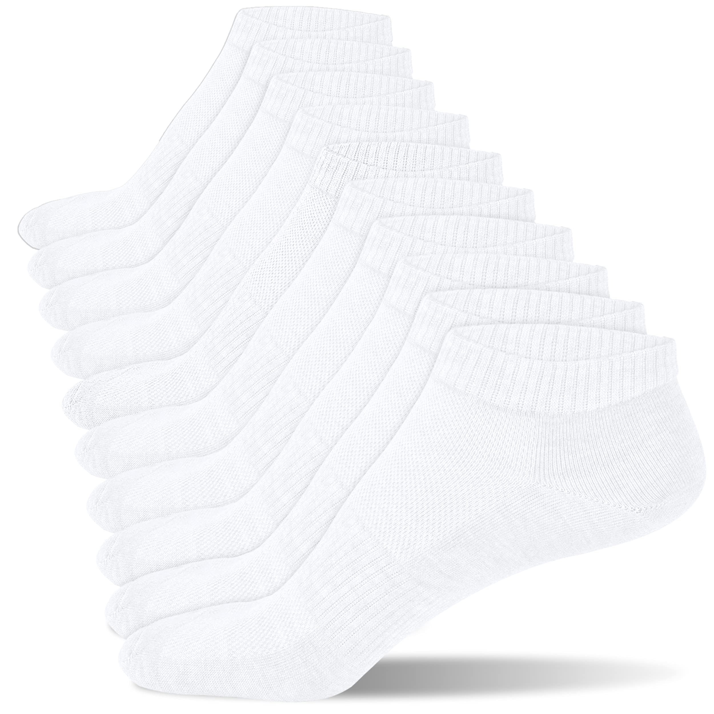 cozi foot 5/10 Pairs Women Ankle Socks Athletic Soft Low Cut Socks-picture-32
