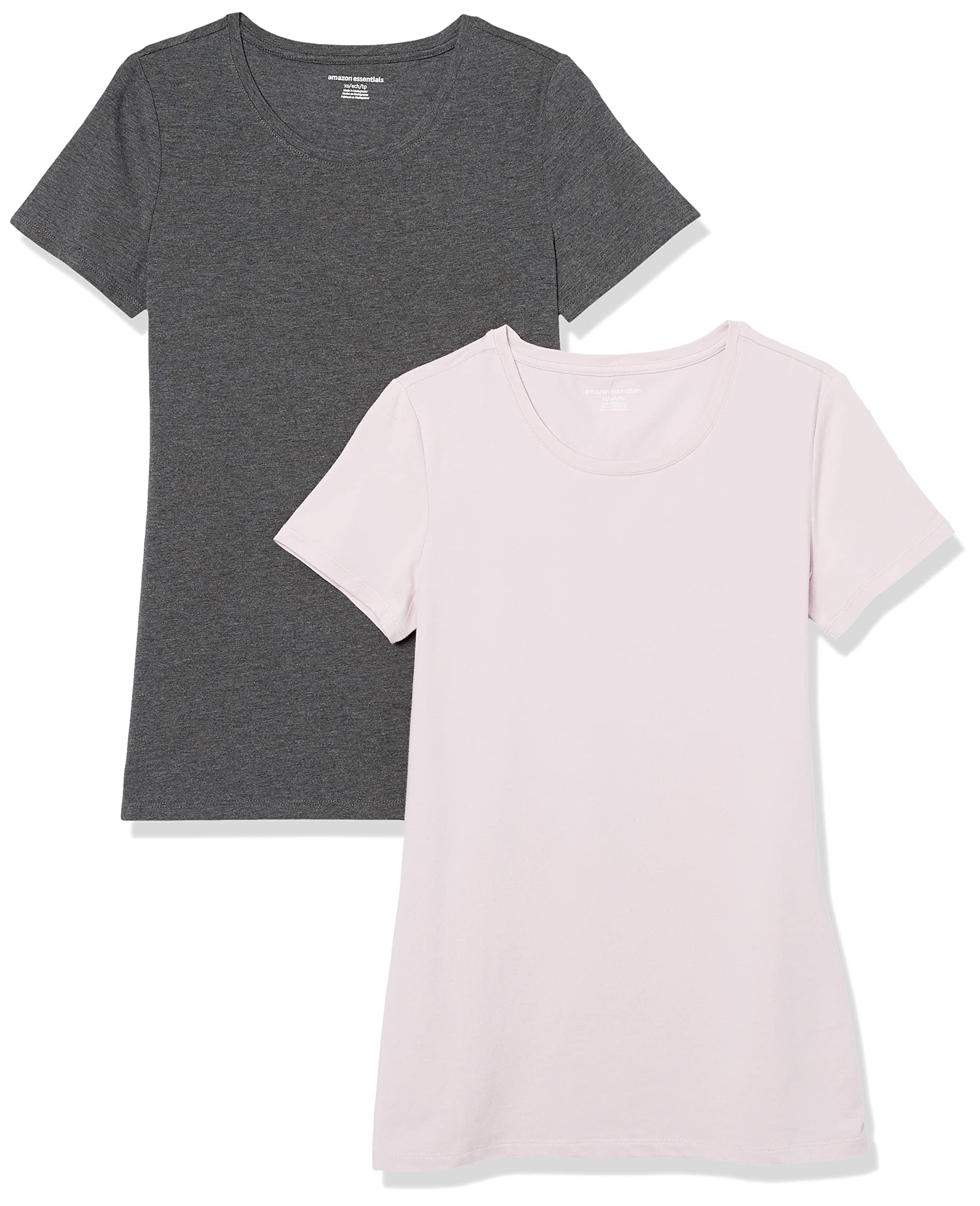 Amazon Essentials Women's Regular-Fit Short-Sleeve T-Shirt (Crewneck and V-Neck Options), Multipacks — view 13
