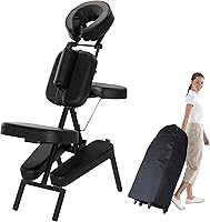 Vista 1 de Master Massage Apollo - Silla de masaje portátil de tamaño extragrande, ligera, de aluminio, plegable, postura sentada, silla de masaje plegable
