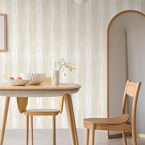 Miniatura 65 de Yun-aeon Natural Wood-Dark Grey Wood Contact Paper Peel and Stick Wallpaper 17.3"x 80"Self Adhesive Removable Vintage Faux Wood Wall Paper Plank