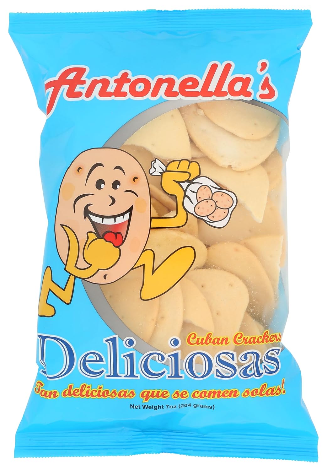 Antonella's Deliciosas Cuban Crackers, Zero Sugar, 7 Ounces (Pack Of 24)