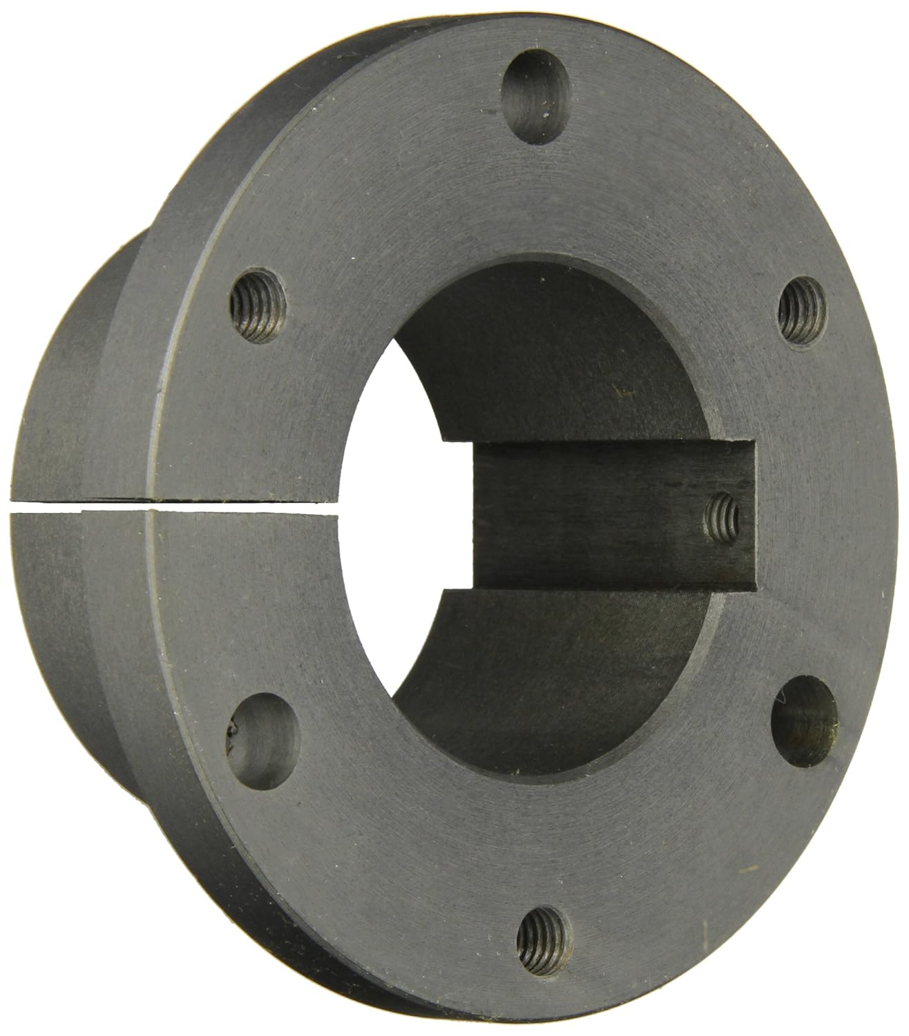 TB Woods Type SF SF60MM Sure-Grip Bushing, Cast Iron, 60 mm Bore, 3.125" OD, 2" Length, 11000 lbs/in Torque, Standard Design, Standard Keyway