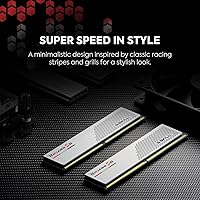 Vista 3 de G.SKILL Ripjaws Serie S5 DDR5 RAM (Intel XMP 3.0) 32GB (2x16GB) 6000MT/s CL30-40-40-96 1.35V Memoria de computadora de escritorio U-DIMM - Blanco