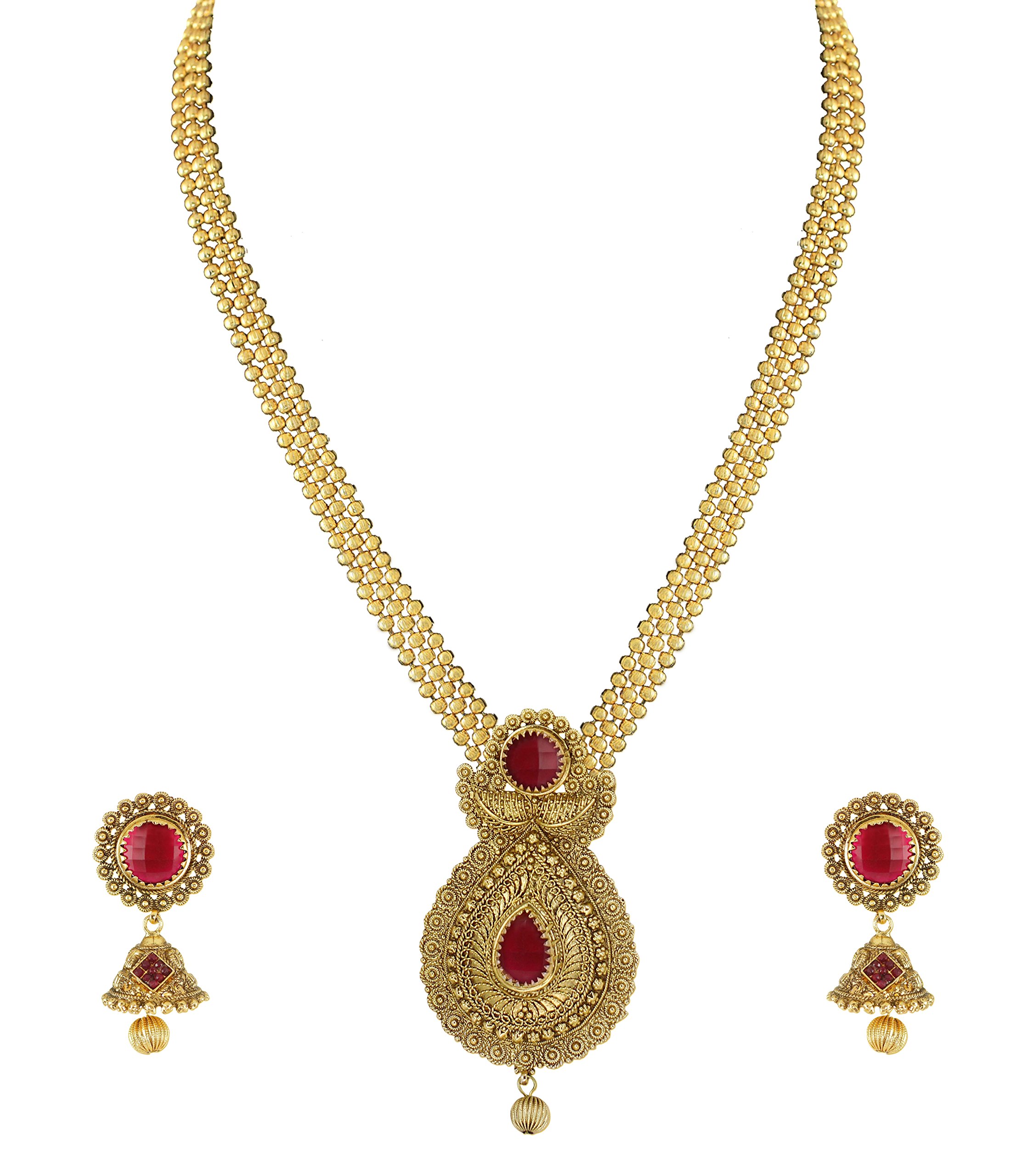 ZAVERI PEARLS Modern Style Necklace Set For Women - ZPFK4871 (B019XGB5PK) Amazon Price History, Amazon Price Tracker