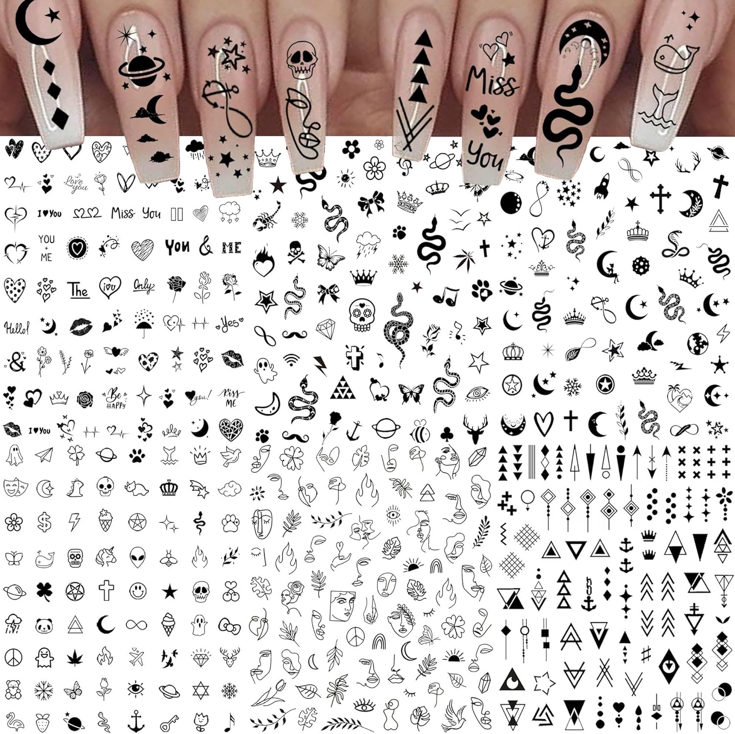bilizar-nail-art-sticker-decals-abstract-lady-bulgaria-ubuy