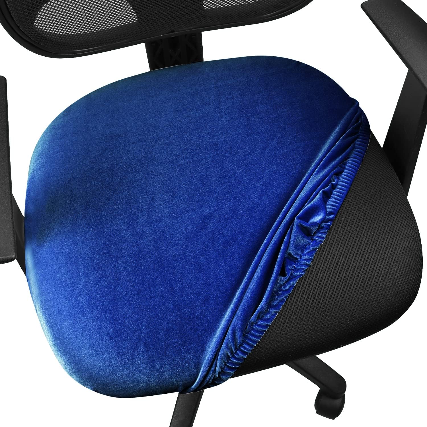 Tesytto Stretch Spandex Velvet Computer Office Chair Covers