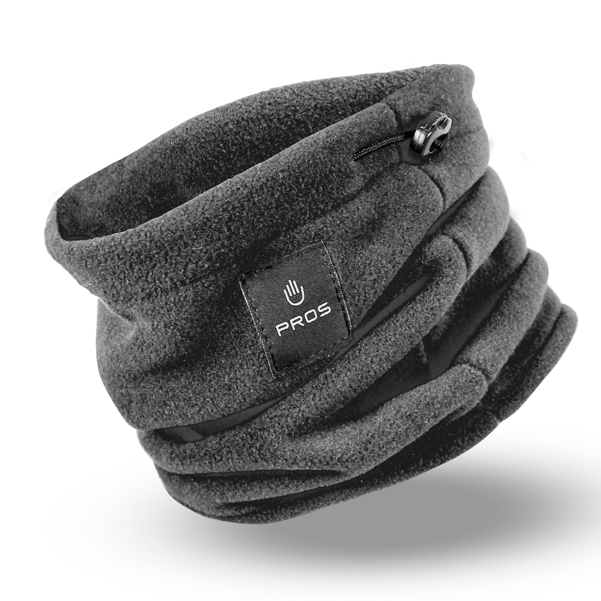 PROS Neck Warmer Unisex Thermal Neck Gaiter Grey