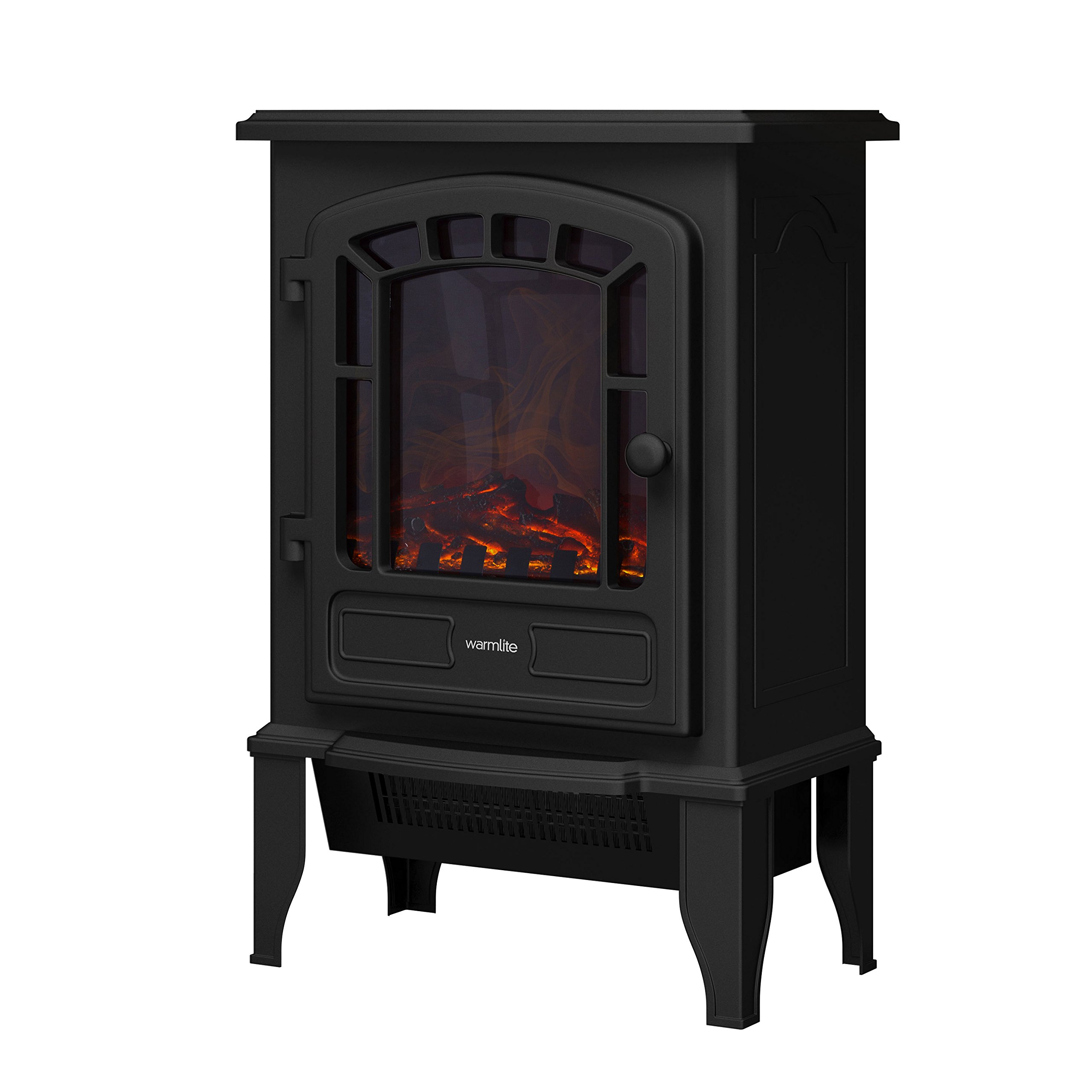 Warmlite WL46016 LED Stove Fire, LED Log Flame Effect, 2000 W, Black
