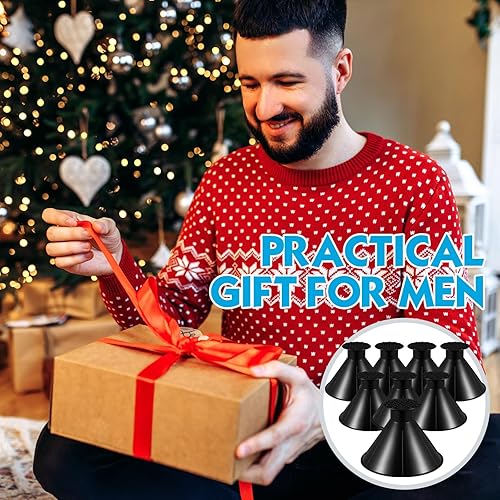 Miniatura 5 de Gisafai Paquete de 8 raspadores mágicos de hielo para parabrisas de automóvil, removedor de nieve en forma de cono, raspador de nieve redondo con