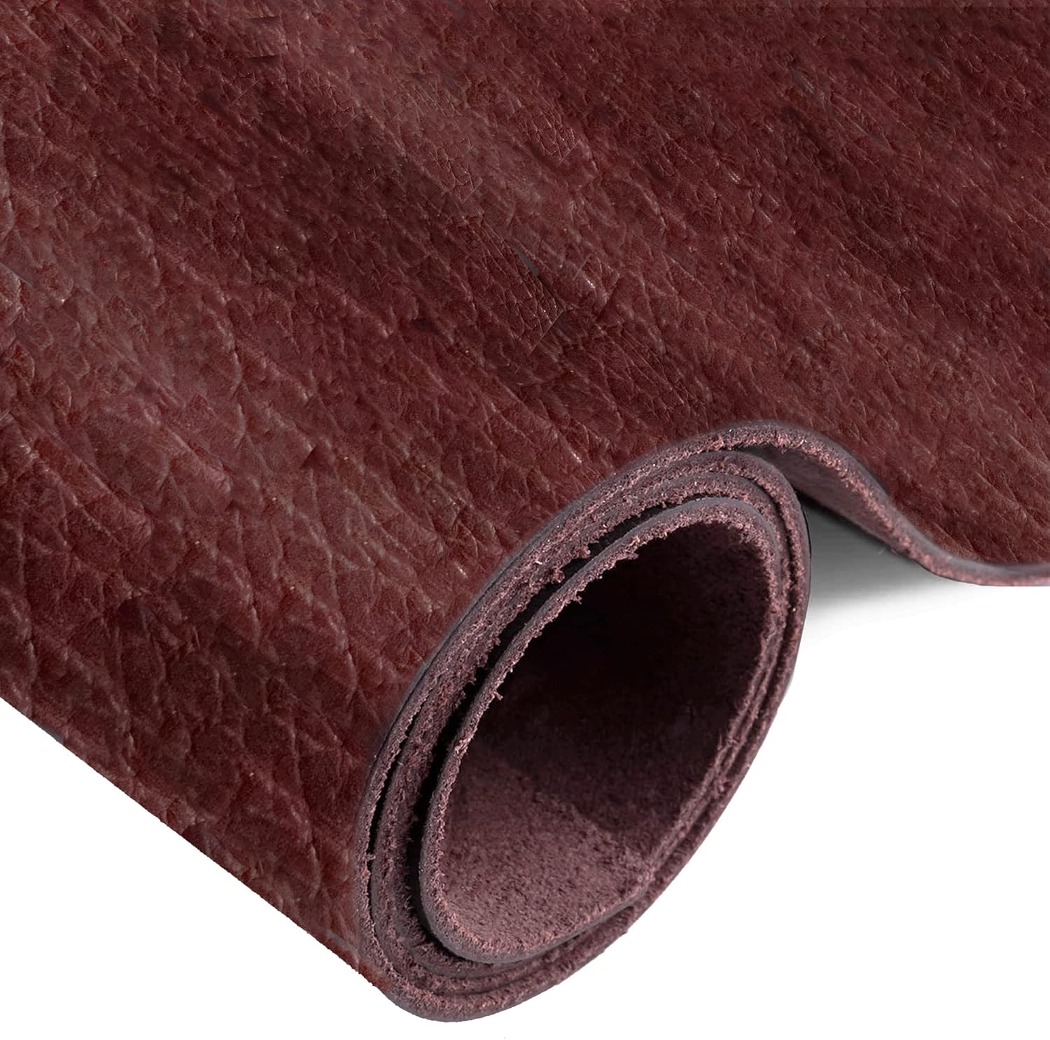 ELW 6-7 oz. (2.4-2.8mm) Peanut Pre-Cut 2.5-4 SQ FT (0.23-0.37m2) | Full Grain Leather Bison Hide Tooling, Carving, Molding, DIY Craft Projects, Bag, Chap, Motorcycle, Shoe, Clothing, Jewelry, Wrapping