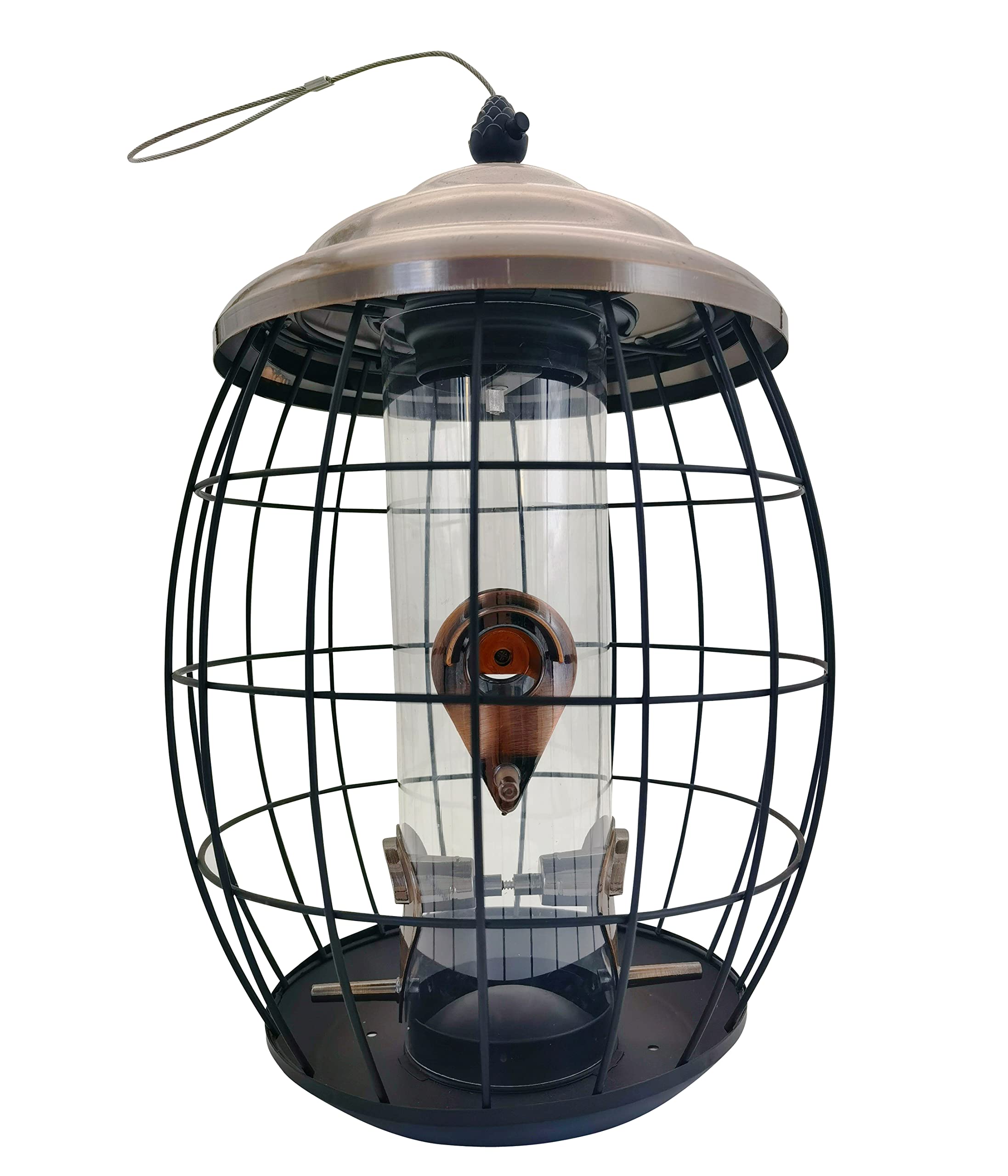 Distributeur de nourriture oiseaux Dehner Natura Positano 6803407 mangeoire suspendre métal