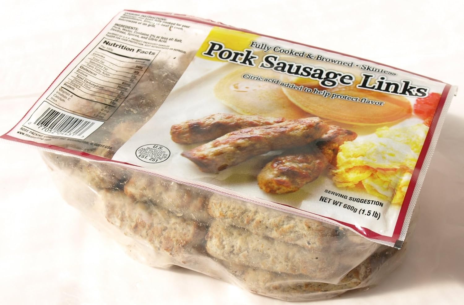 Amazon ローズパッキング Rosepacking ポークソーセージリンクス 690g クール便配送 ローズパッキングrosepacking Com ソーセージ ウインナー 通販