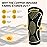 CAMBIVO Knee Brace for Women Men, 2 Pack Knee Compression Sleeve, Knee Support for Meniscus Tear, Running, Weightlifting, Workout, ACL, Arthritis, Joint Pain Relief(Gold, X-Large)