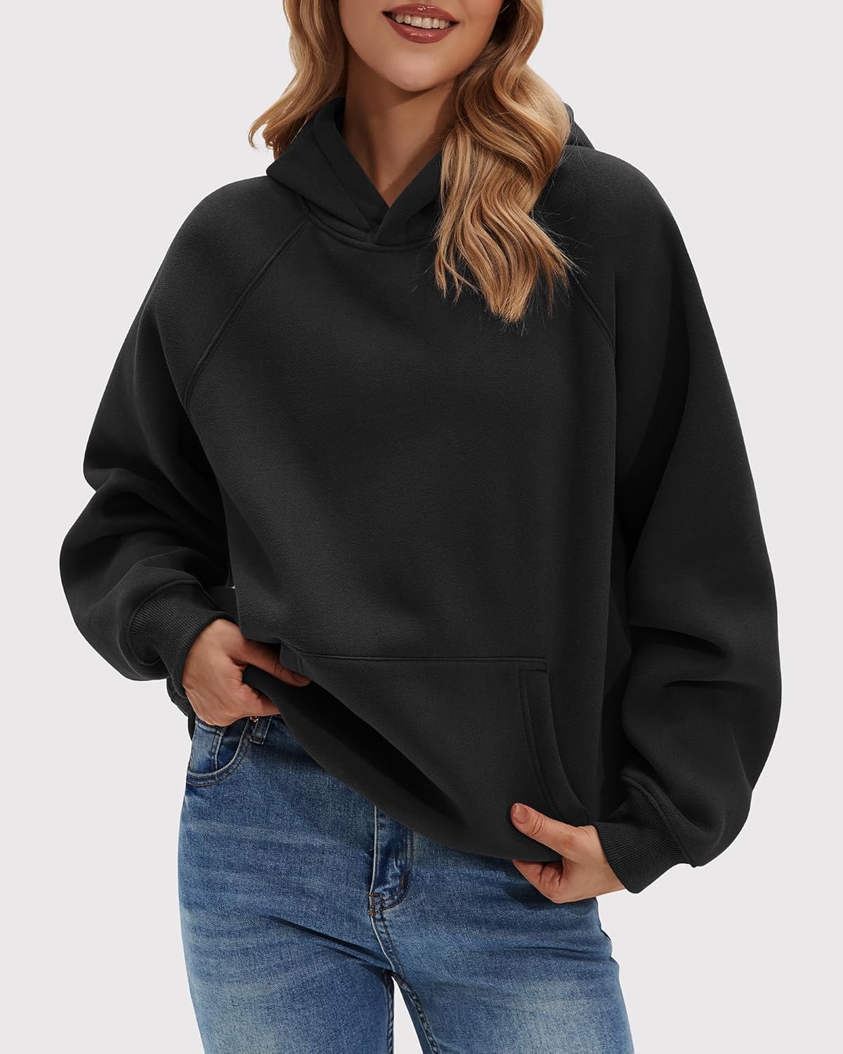 Stelle Women Hoodies Oversized Fleece Long Sleeve Comfy Casual Pullover Sweatshirts 2026 Winter Fall Outfits - Image 3