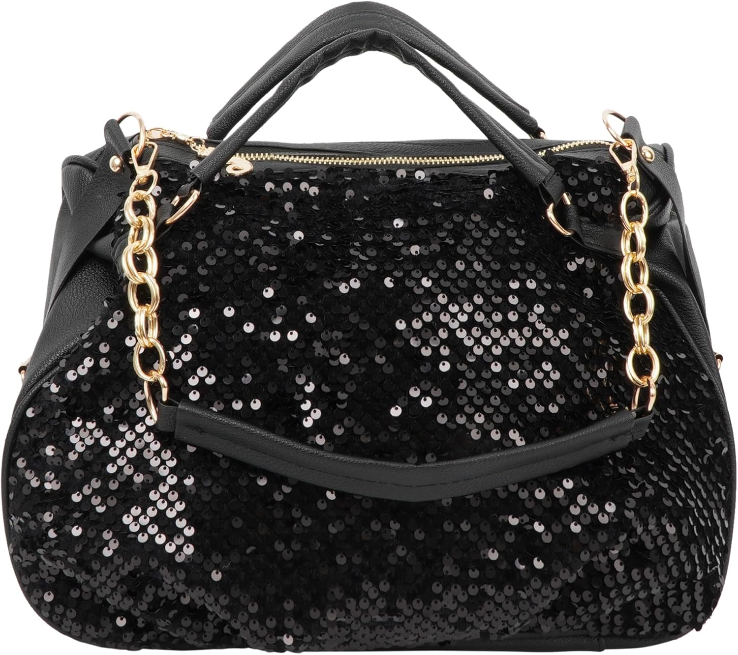 ZLM BAG US Punk Rivet Hobo Handbag for Women Large Crossbody Purse Leather Top Handle Bag