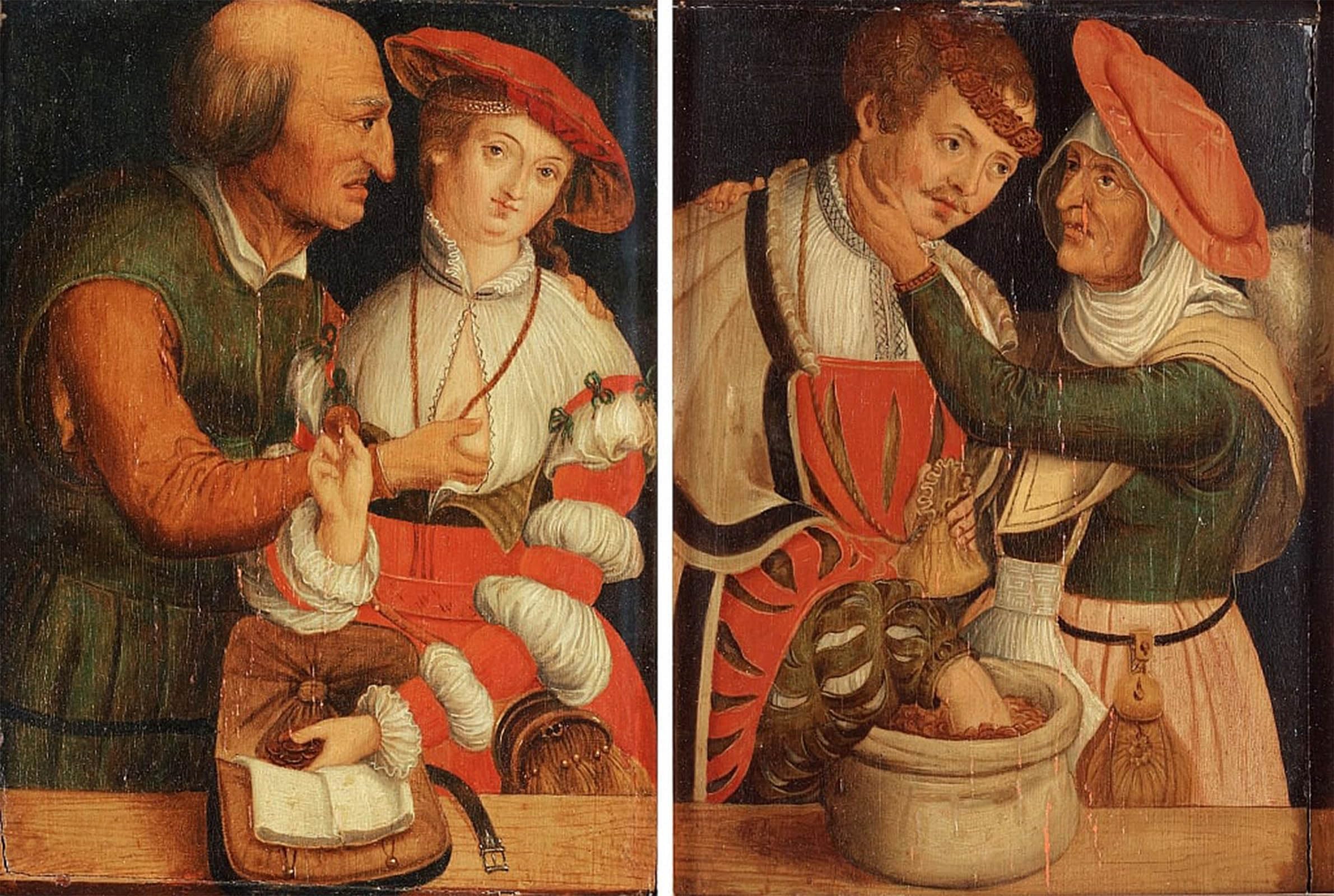 POSTERIIk Vintage Art Print Images Pictures Print Portrait of a Man by Lucas Cranach the Elder Modern Colour Posters for Office Home Decor 60x90cm