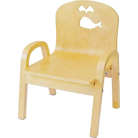 Amazon Mamenchi マメンチ 木製キッズチェア 組立済 クジラ ナチュラル C 0615 ベビー マタニティ ベビー マタニティ 通販