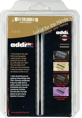 Miniatura 4 de Addi Encaje de clic, 0.217 in  US #09, plateado