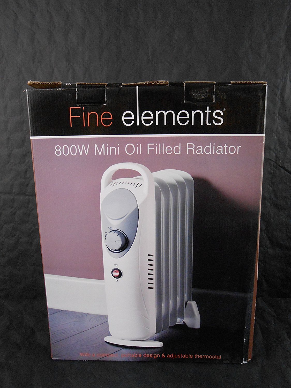Fine Elements Mini Oil Filled Radiator, 800 Watt : Amazon.co.uk: Automotive