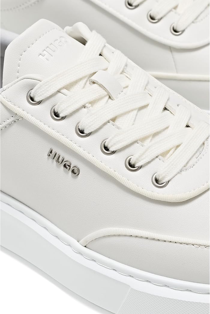 Мужские кроссовки HUGO BOSS Relston Tennis Sneakers, цвет: Белый — фото 3