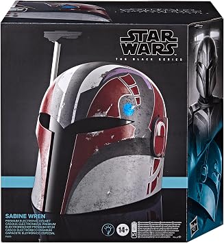STAR WARS The Black Series Sabine Wren Premium Electronic Helmet with Advanced LED Effects, Ages 14 and Up