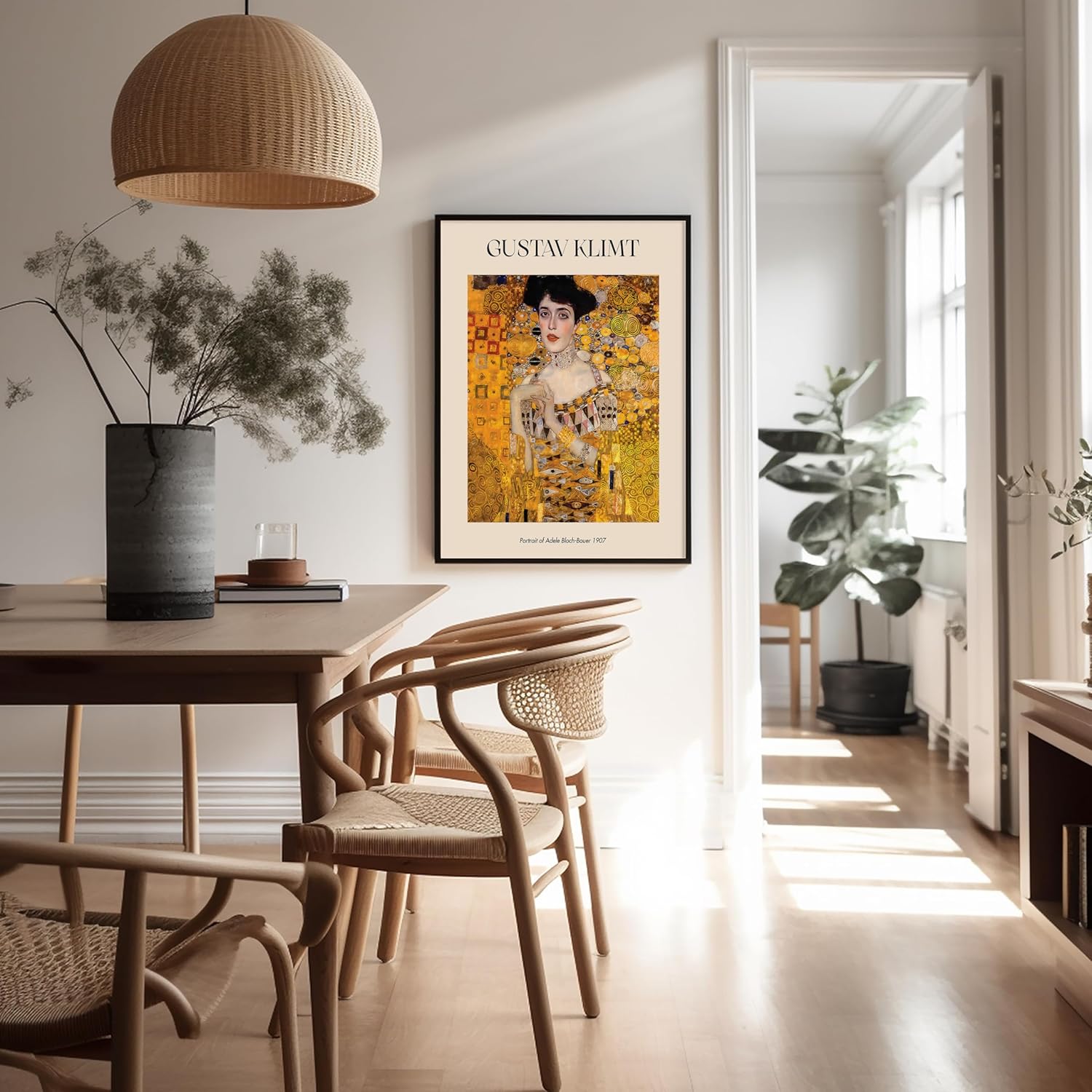Poster Master Portrait of Adele Bloch-Bauer Print - Gustav Klimt Poster - The Lady in Gold Art - Symbolism Wall Design - Art Nouveau Living Room or Office Decor - 16x20 UNFRAMED Wall Art