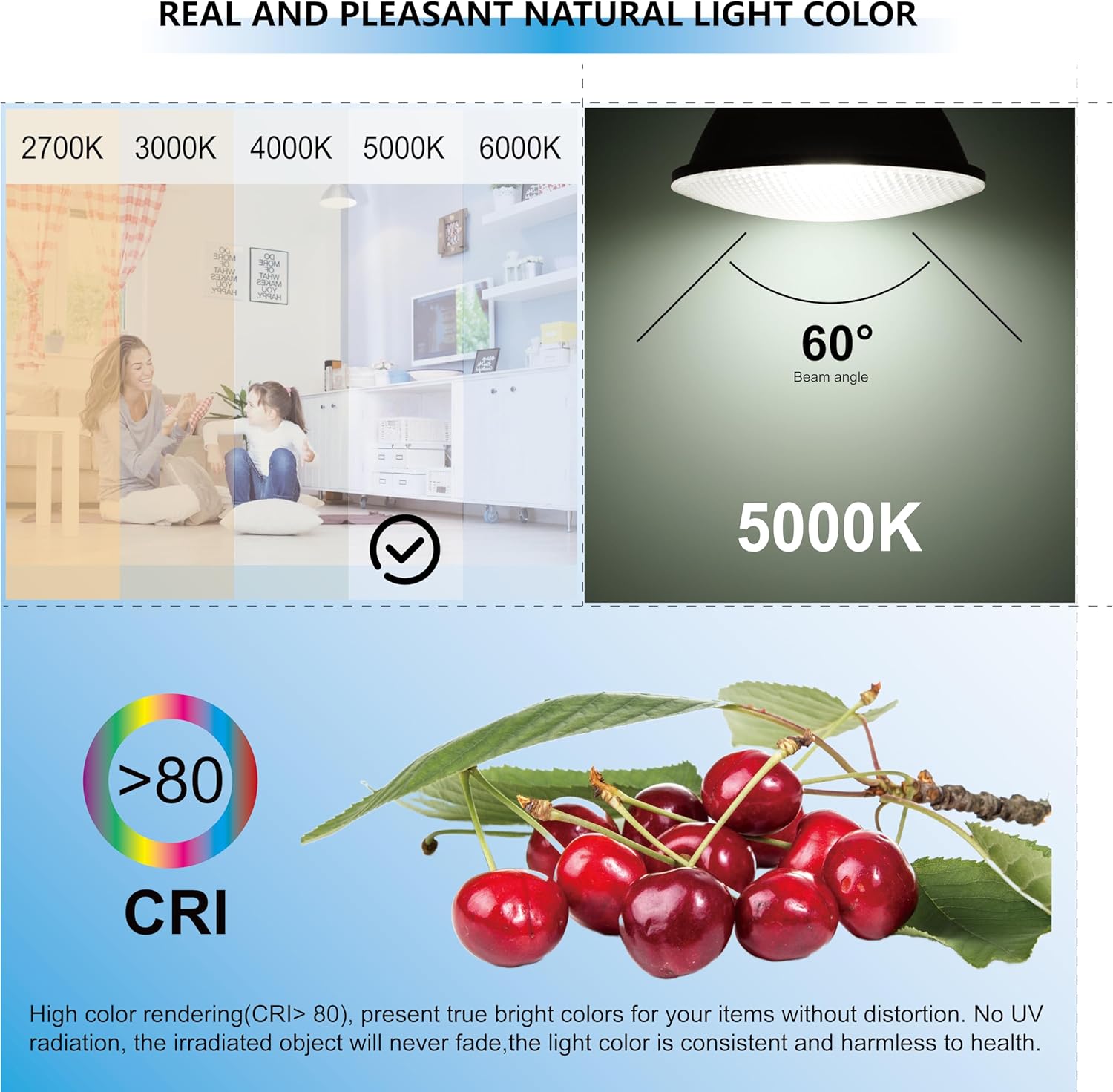 IP65 PAR38 LED Bulbs Dimmable, E26 Standard Base, 5000K Daylight 1800 lumens, 18W Equivalent 120W, 25,000 Hours Lifetime Energy Efficient Light, No Flicker 60 Degree Beam Spotlight, 2-Pack