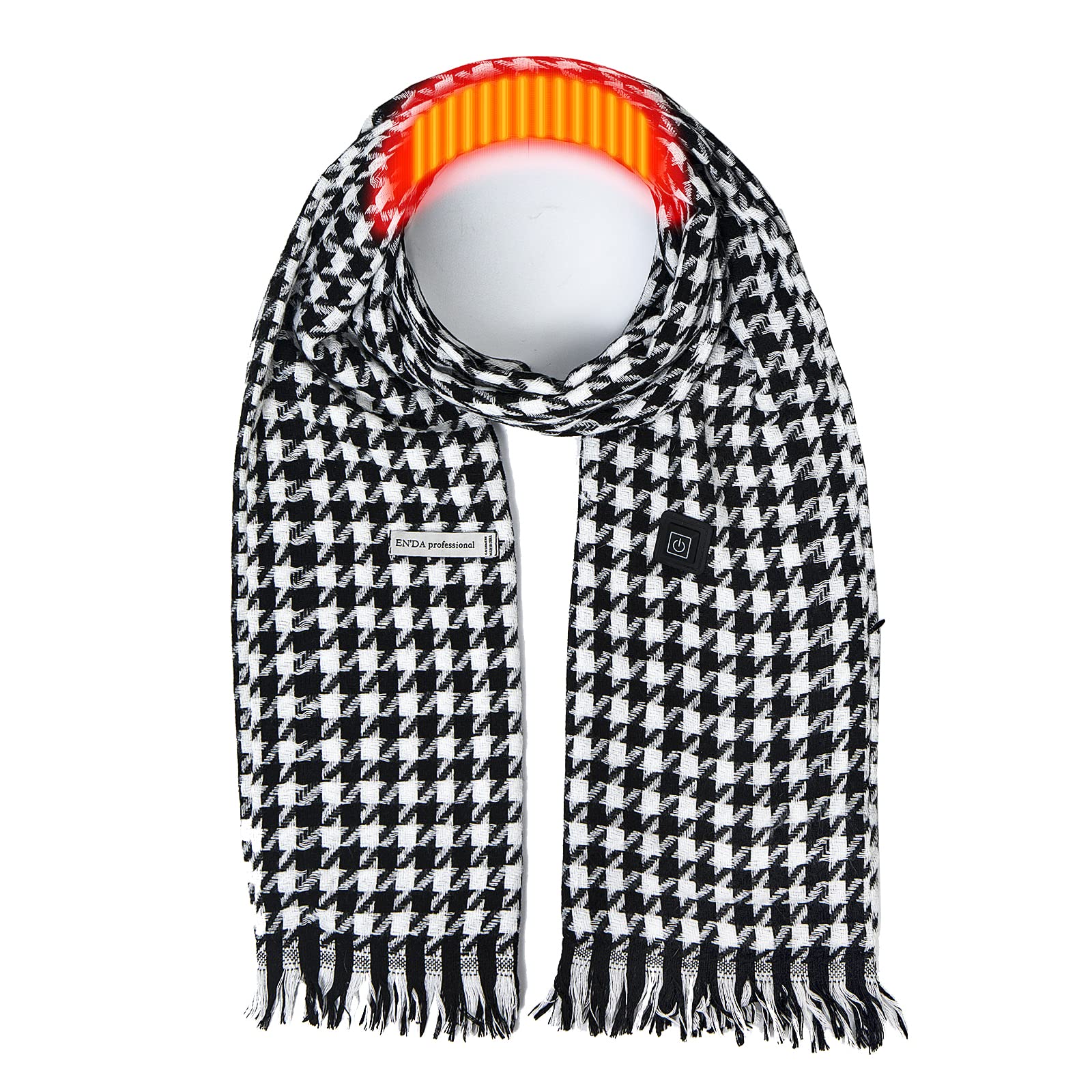 Heated Scarf Upgraded with Rechargeable Battery Electric Heated Neck Pad for Winter