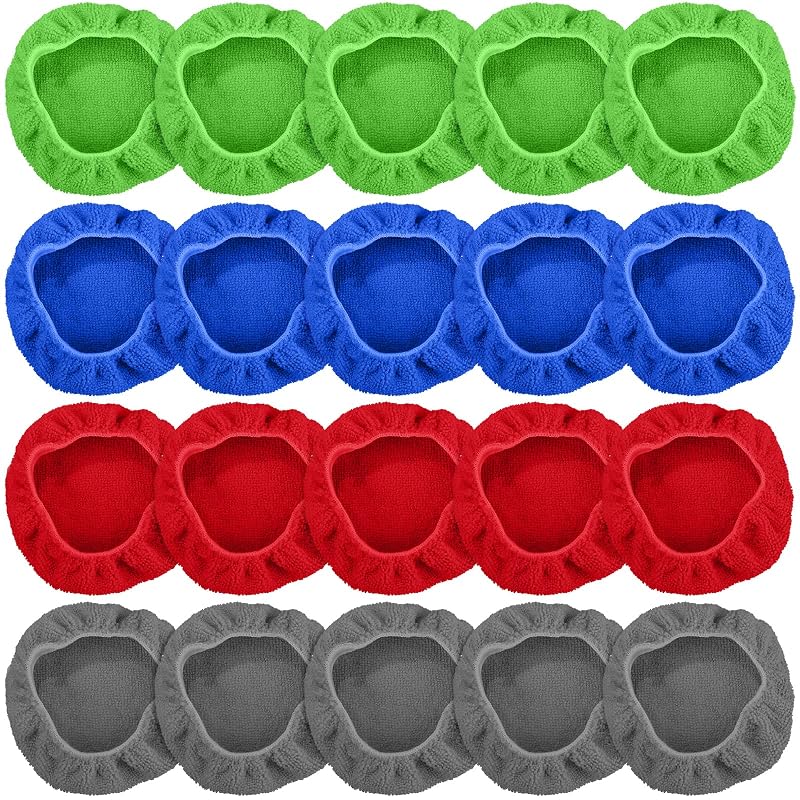 Tallew Kit com 20 Panos de Microfibra para Limpeza de Para-brisa, 4 Cores