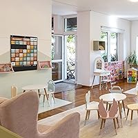 Vista 2 de El gráfico de bolsillo de calendario definitivo para el aula para niños - Hermoso calendario con tarjetas educativas para aprendizaje fácil