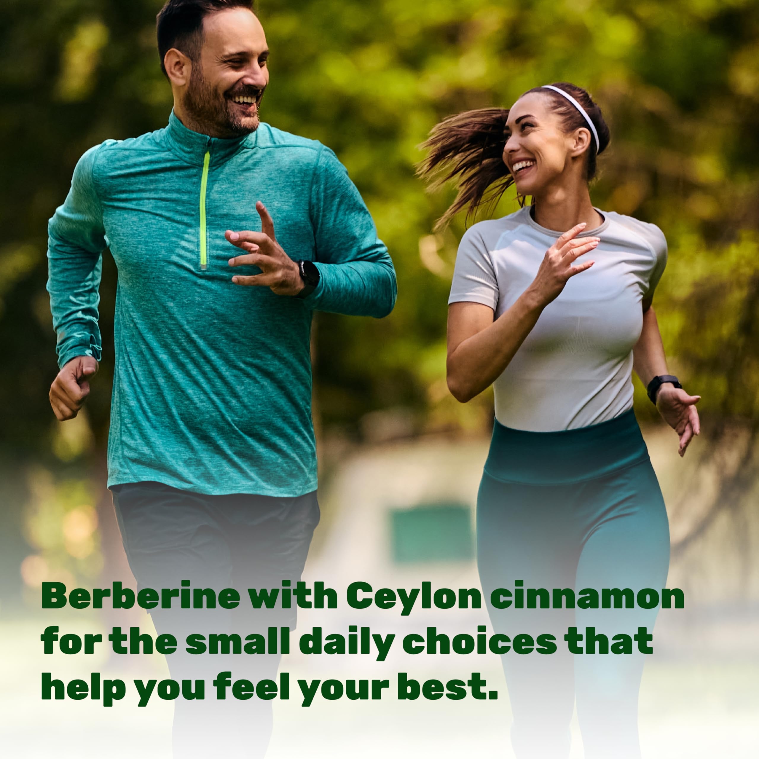 Berberine with Ceylon Cinnamon 1,200 mg Per Serving, 240 Veggie Capsules — Amazon image 4