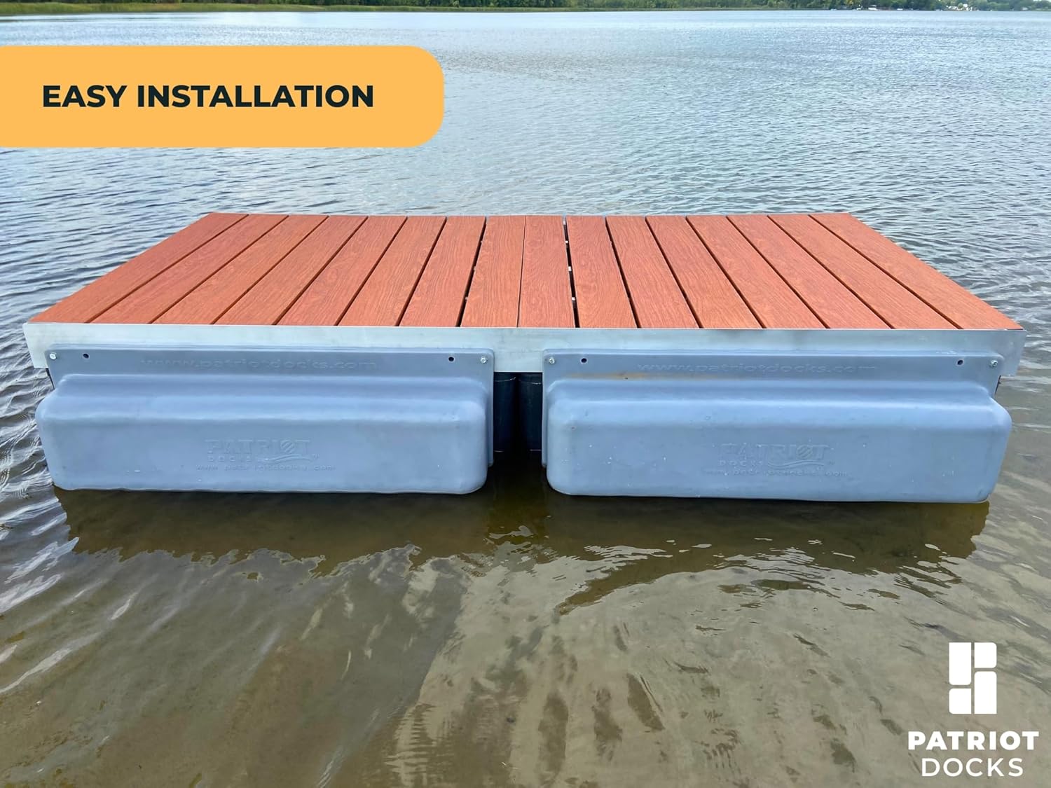 Patriot Docks Low-Profile Premium Floating Dock Section