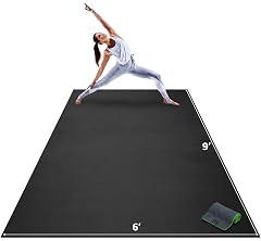 Gorilla Mats Extra Large Yoga Mat 9x6 12x6 15x6 8mm Extra Thick Wide Non-Slip Exercise Mat for Home