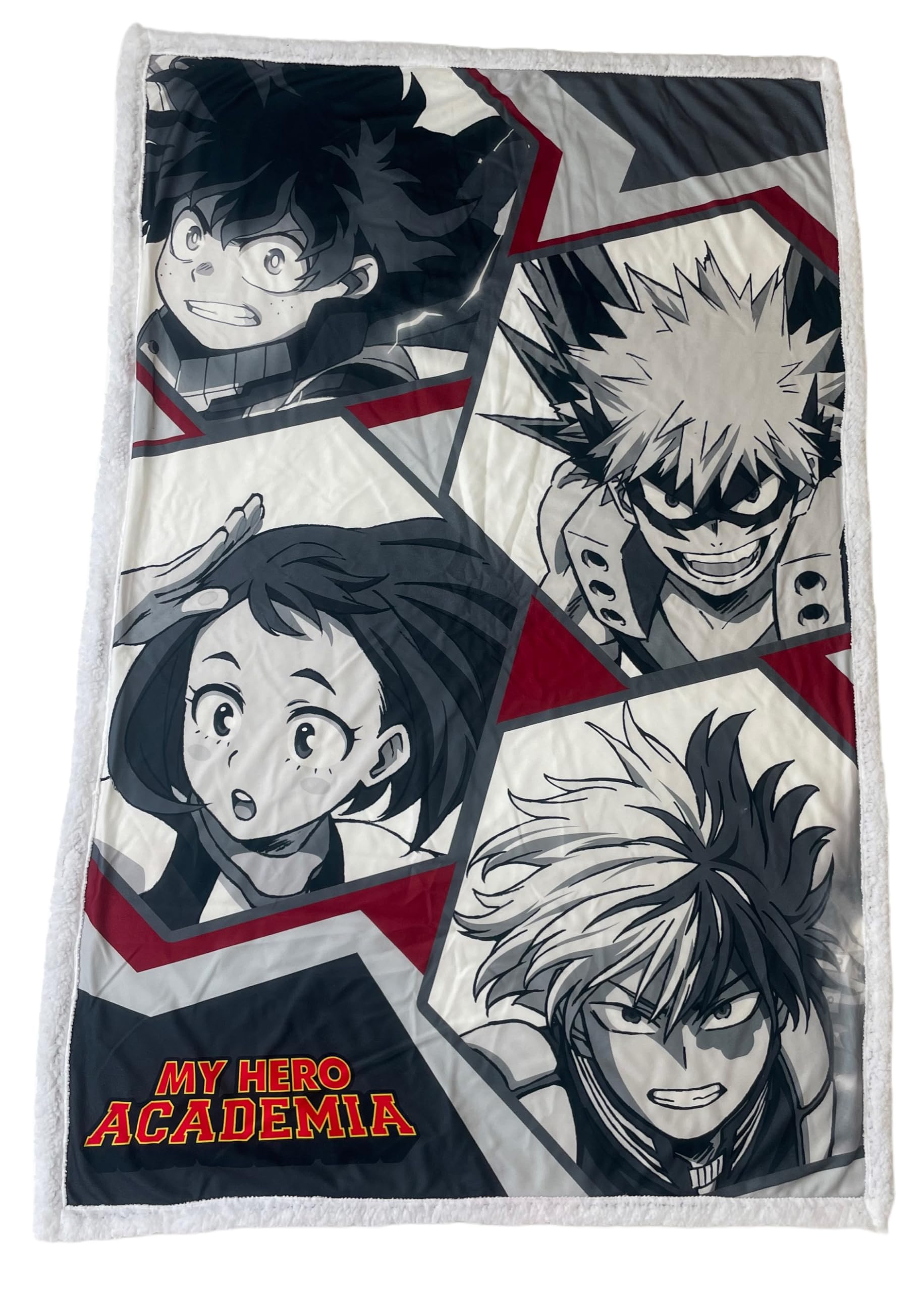 Plaid Sherpa My Hero Academia Friends pour éliminer le froid