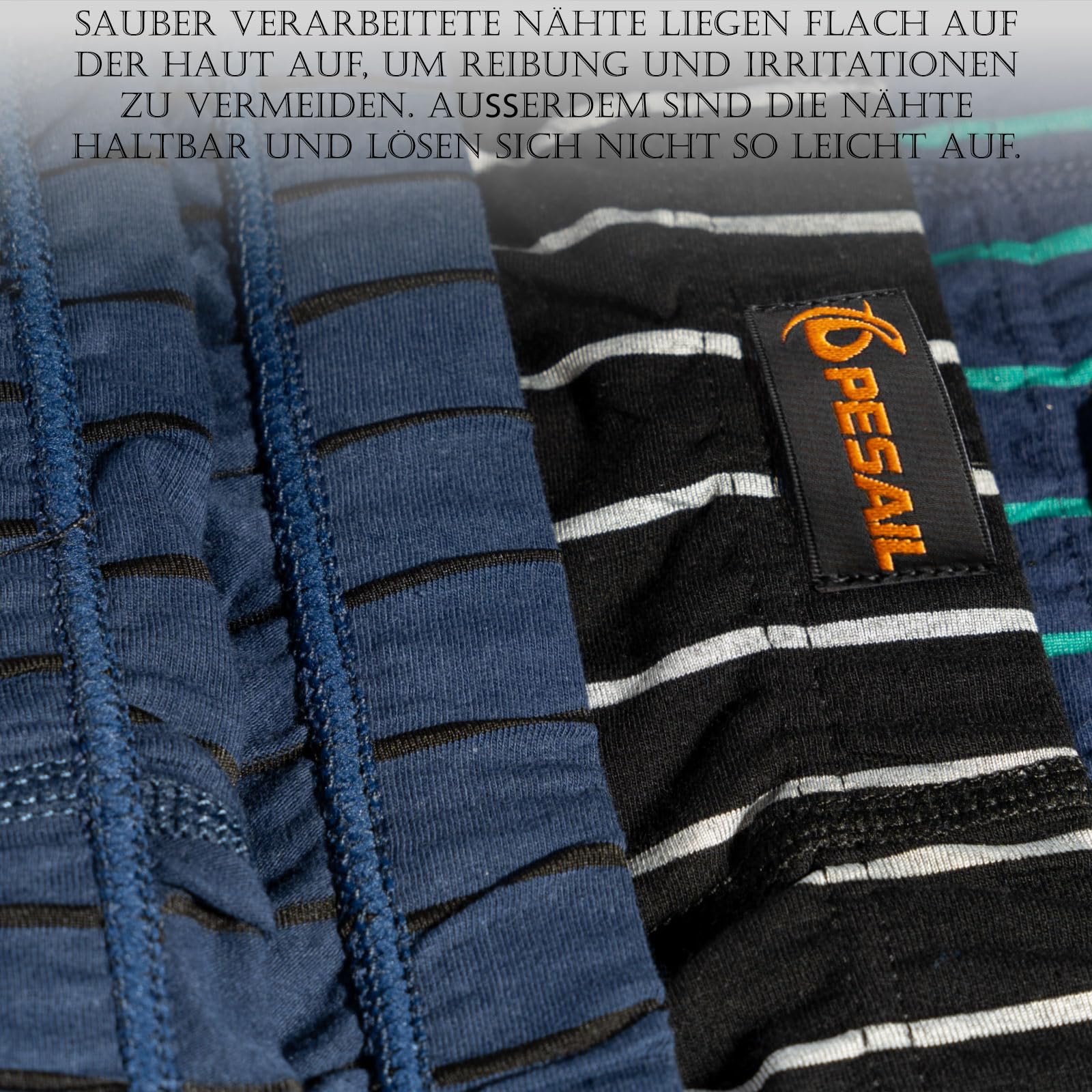 Boxer Uomo Cotone, Mutande Senza Etichetta Che gratta | Vestibilità aderente, lunghezza standard, dalla M alla 10XL, confezioni da quattro e otto, molte fantasie e colori