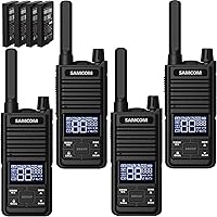 Vista 7 de SAMCOM GMRS Walkie Talkies - Radio bidireccional de 30 canales de mano, radios GMRS de 2 vías de 2 vatios con 121 códigos de privacidad, llamadas
