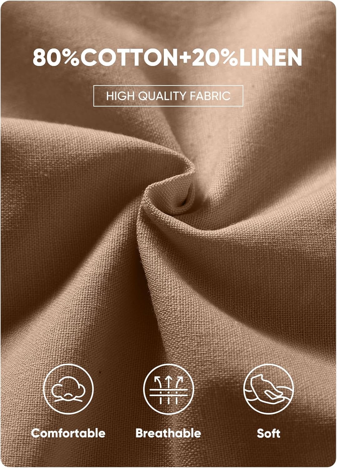 JMIERR Mens Linen Shorts Casual 5"/ 7" Cotton Elastic Waist Drawstring Summer Vacation Beach Shorts with Pockets - Image 8