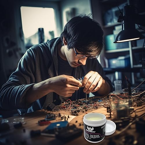 Miniatura 6 de sin pasta de flujo de soldadura limpia, flujo de soldadura para soldadura eléctrica, para soldadura de tubos de cobre, soldadura de estaño, 4 oz