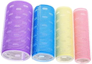 TEHAUX 4 Peças Modelador De Cabelo Modelador De Cabelo Rolos Simples Para Cabelos Femininos Modeladores De Cabelo Para Cabelos Longos Rolo De Cabelo Autoaderente Rolos De Cabelo Grandes